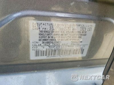 Zdjęcie 13 z 13 samochodu: 2020 NISSAN SENTRA SV VIN:3N1AB8CV9LY234011 - miniatura