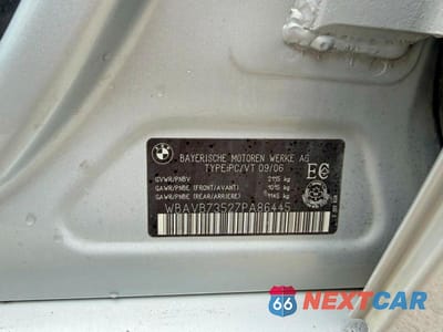 Zdjęcie 10 z 10 samochodu: 2007 BMW 335 I VIN:WBAVB73527PA86445 - miniatura