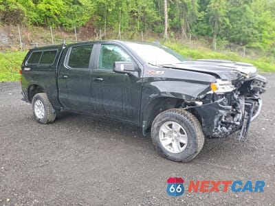 Czwarte zdjęcie samochodu z boku: 2022 CHEVROLET SILVERADO K1500 LT TRAIL BOSS VIN:3GCUDFED1NG527603 - miniatura