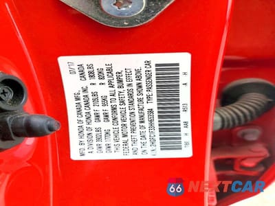 Zdjęcie 12 z 12 samochodu: 2017 HONDA CIVIC EX VIN:2HGFC1F33HH653584 - miniatura