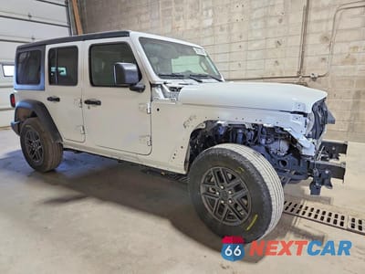 Czwarte zdjęcie samochodu z boku: 2024 JEEP WRANGLER SPORT VIN:1C4PJXDN7RW239291 - miniatura