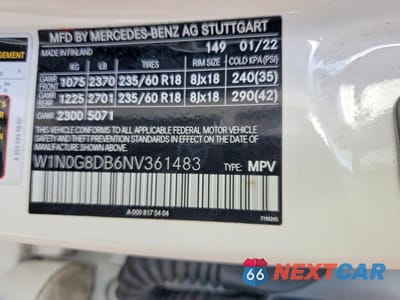 Zdjęcie 13 z 13 samochodu: 2022 MERCEDES-BENZ GLC 300 VIN:W1N0G8DB6NV361483 - miniatura