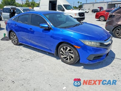 Czwarte zdjęcie samochodu z boku: 2018 HONDA CIVIC EX VIN:19XFC2F74JE027020 - miniatura