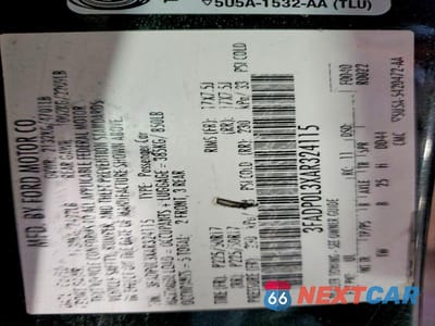 Zdjęcie 12 z 12 samochodu: 2010 FORD FUSION HYBRID VIN:3FADP0L3XAR324115 - miniatura