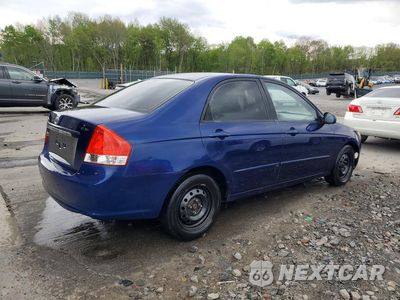 Trzecie zdjęcie samochodu z tyłu: 2008 KIA SPECTRA LX VIN:KNAFE122185517819 - miniatura