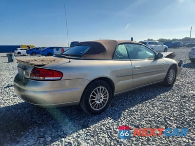 Trzecie zdjęcie samochodu z tyłu: 2004 CHRYSLER SEBRING LXI VIN:1C3EL55R64N291960 - miniatura