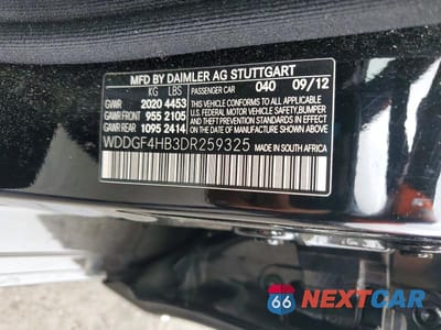 Zdjęcie 12 z 12 samochodu: 2013 MERCEDES-BENZ C 250 VIN:WDDGF4HB3DR259325 - miniatura