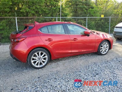 Trzecie zdjęcie samochodu z tyłu: 2015 MAZDA 3 GRAND TOURING VIN:JM1BM1M31F1261583 - miniatura