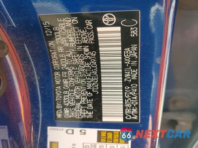 Zdjęcie 12 z 12 samochodu: 2016 TOYOTA PRIUS V THREE VIN:JTDZN3EU4GJ049745 - miniatura