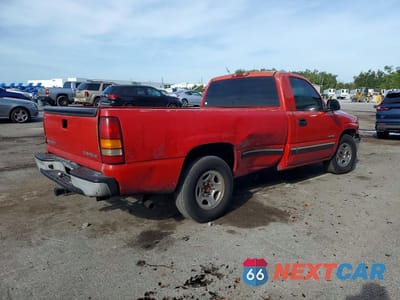 Trzecie zdjęcie samochodu z tyłu: 2000 CHEVROLET SILVERADO C1500 VIN:1GCEC14V6YE255517 - miniatura
