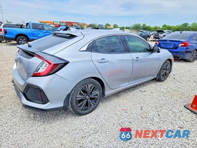Trzecie zdjęcie samochodu z tyłu: 2019 HONDA CIVIC EXL VIN:SHHFK7H84KU206402 - miniatura