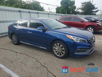 Czwarte zdjęcie samochodu z boku: 2017 HYUNDAI SONATA SPORT VIN:5NPE34AF2HH443241 - miniatura