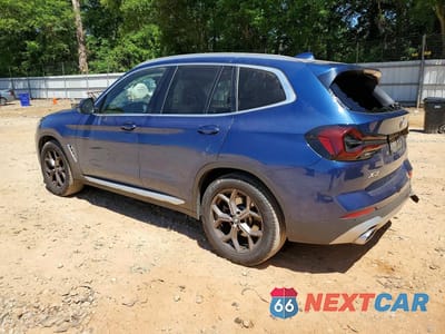 Drugie zdjęcie samochodu z przodu: 2022 BMW X3 SDRIVE30I VIN:5UX43DP08N9H43161 - miniatura