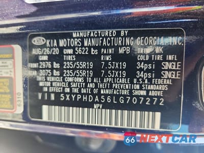 Zdjęcie 14 z 14 samochodu: 2020 KIA SORENTO EX V6 VIN:5XYPHDA56LG707272 - miniatura