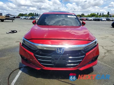 Piąte zdjęcie samochodu w środku: 2021 HONDA ACCORD TOURING HYBRID VIN:1HGCV3F97MA000102 - miniatura