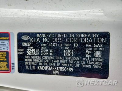 Zdjęcie 13 z 13 samochodu: 2018 KIA SOUL + VIN:KNDJP3A53J7896489 - miniatura