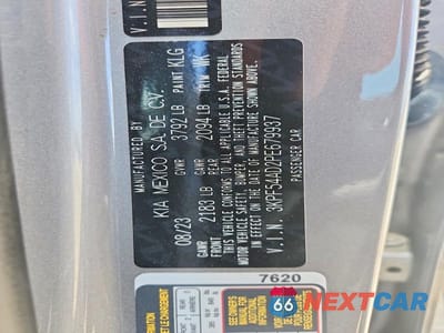 Zdjęcie 12 z 12 samochodu: 2023 KIA FORTE GT LINE VIN:3KPF54AD2PE679937 - miniatura