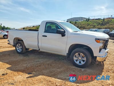 Czwarte zdjęcie samochodu z boku: 2025 CHEVROLET SILVERADO C1500 VIN:3GCNAAEK1SG245052 - miniatura