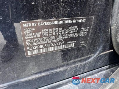 Zdjęcie 13 z 13 samochodu: 2015 BMW X5 XDRIVE50I VIN:5UXKR6C54F0J74895 - miniatura