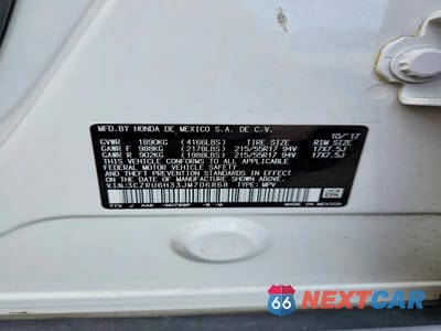 Zdjęcie 12 z 12 samochodu: 2018 HONDA HR-V LX VIN:3CZRU6H33JM706868 - miniatura