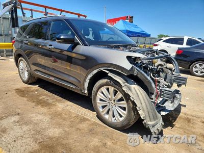 Czwarte zdjęcie samochodu z boku: 2020 FORD EXPLORER LIMITED VIN:1FMSK8FH6LGA28116 - miniatura