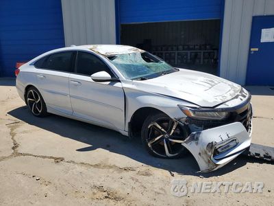 Czwarte zdjęcie samochodu z boku: 2018 HONDA ACCORD SPORT VIN:1HGCV1F36JA137186 - miniatura