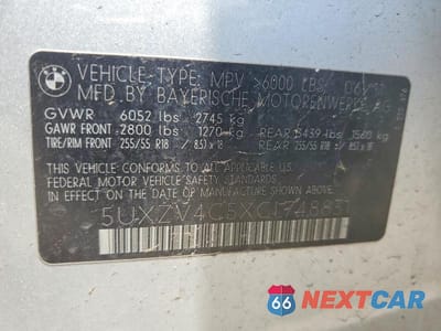 Zdjęcie 13 z 13 samochodu: 2012 BMW X5 XDRIVE35I VIN:5UXZV4C5XCL748831 - miniatura