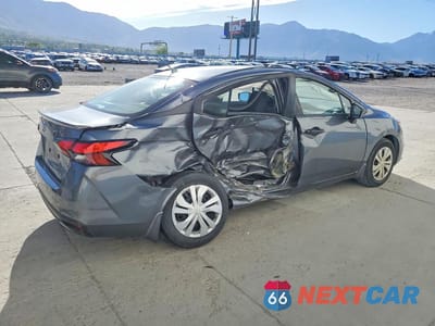 Trzecie zdjęcie samochodu z tyłu: 2022 NISSAN VERSA S VIN:3N1CN8DV0NL847956 - miniatura