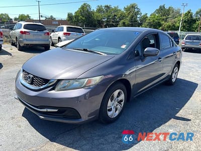 Drugie zdjęcie samochodu z przodu: 2015 HONDA CIVIC LX VIN:19XFB2F55FE013054 - miniatura
