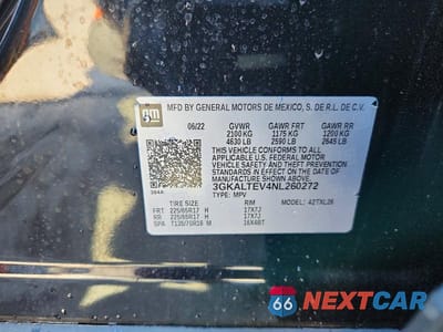 Zdjęcie 13 z 13 samochodu: 2022 GMC TERRAIN SLE VIN:3GKALTEV4NL260272 - miniatura