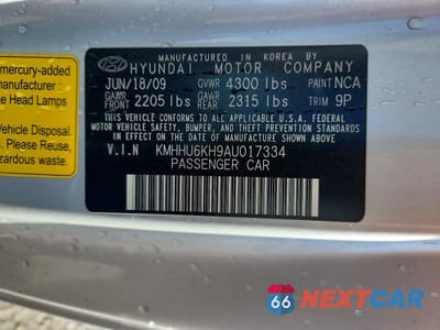 Zdjęcie 12 z 12 samochodu: 2010 HYUNDAI GENESIS COUPE 3.8L VIN:KMHHU6KH9AU017334 - miniatura