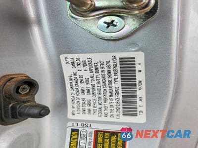Zdjęcie 12 z 12 samochodu: 2014 HONDA CIVIC LX VIN:2HGFG3B50EH520770 - miniatura