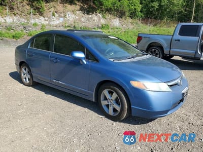 Czwarte zdjęcie samochodu z boku: 2006 HONDA CIVIC EX VIN:1HGFA16876L153932 - miniatura