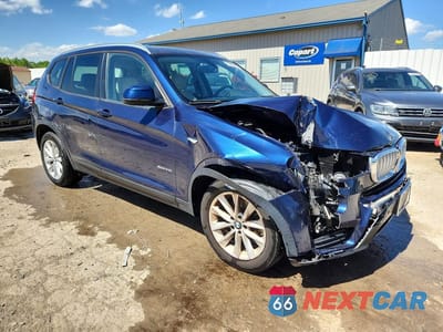 Czwarte zdjęcie samochodu z boku: 2016 BMW X3 XDRIVE28I VIN:5UXWX9C56G0D73413 - miniatura