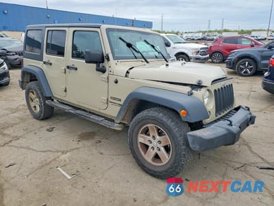 Czwarte zdjęcie samochodu z boku: 2018 JEEP WRANGLER UNLIMITED SPORT VIN:1C4BJWDG5JL911523 - miniatura