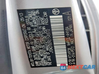 Zdjęcie 12 z 12 samochodu: 2013 TOYOTA PRIUS C TWO VIN:JTDKDTB39D1545572 - miniatura