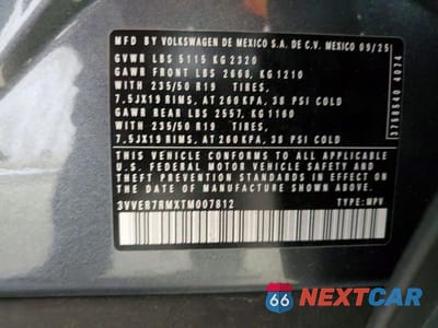 Zdjęcie 14 z 14 samochodu: 2026 VOLKSWAGEN TIGUAN SE VIN:3VVER7RMXTM007812 - miniatura