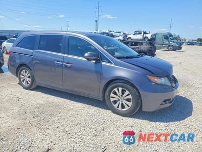 Czwarte zdjęcie samochodu z boku: 2015 HONDA ODYSSEY EXL VIN:5FNRL5H66FB100019 - miniatura