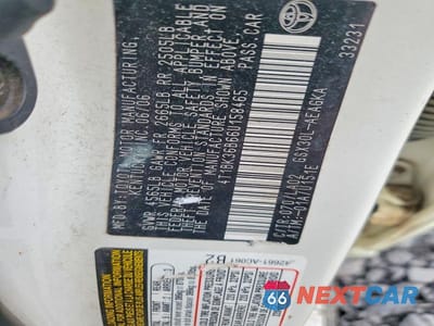 Zdjęcie 12 z 12 samochodu: 2006 TOYOTA AVALON XLS VIN:4T1BK36B66U158465 - miniatura