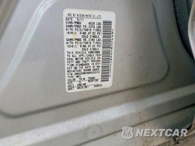 Zdjęcie 13 z 13 samochodu: 2011 NISSAN ROGUE S VIN:JN8AS5MV6BW302818 - miniatura