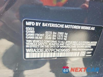 Zdjęcie 12 z 12 samochodu: 2023 BMW 760 XI VIN:WBA33EJ07PCN09685 - miniatura