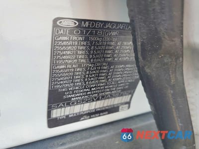 Zdjęcie 13 z 13 samochodu: 2018 LAND ROVER RANGE ROVER HSE VIN:SALGS2SV1JA387921 - miniatura