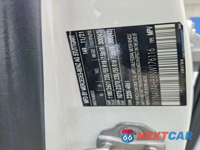 Zdjęcie 13 z 13 samochodu: 2022 MERCEDES-BENZ GLB 250 4MATIC VIN:W1N4M4HB8NW176116 - miniatura