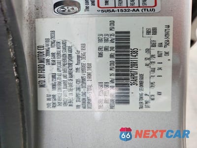 Zdjęcie 13 z 13 samochodu: 2008 FORD FUSION SE VIN:3FAHP07128R114385 - miniatura
