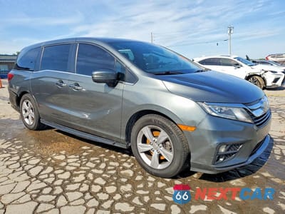 Czwarte zdjęcie samochodu z boku: 2019 HONDA ODYSSEY EXL VIN:5FNRL6H73KB045795 - miniatura