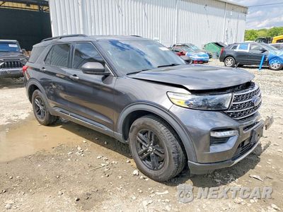 Czwarte zdjęcie samochodu z boku: 2020 FORD EXPLORER XLT VIN:1FMSK8DHXLGC55991 - miniatura