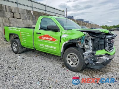 Czwarte zdjęcie samochodu z boku: 2018 GMC SIERRA C1500 VIN:1GTN1LEC7JZ903797 - miniatura
