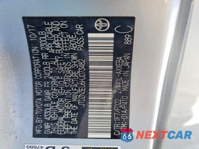 Zdjęcie 13 z 13 samochodu: 2017 TOYOTA PRIUS V TWO VIN:JTDZN3EU6HJ073482 - miniatura