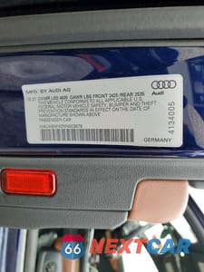 Zdjęcie 12 z 12 samochodu: 2022 AUDI A4 PREMIUM 40 VIN:WAUABAF42NN003679 - miniatura