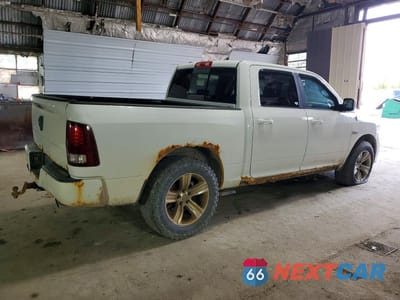 Trzecie zdjęcie samochodu z tyłu: 2013 RAM 1500 SPORT VIN:1C6RR7MTXDS536191 - miniatura